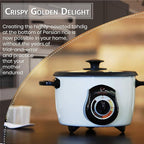 Pars Automatic Persian Rice Cooker - Tahdig Rice Maker Perfect Rice Crust, 5 Cup