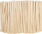 KTOJOY 5.5inch Wooden Coffee Stirrers, 1000 Count Disposable Stir Sticks for Coffee & Cocktails, Wooden Beverage Mixer with Smooth Ends, Swizzle Drink Sticks