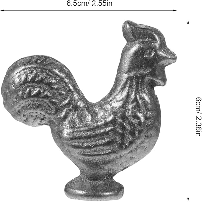Alipis 2pcs Iron Chicken Cooking Tool: Cast Iron Supplement Tool 2.55x2.36in | Ideal For Vegans And Pregnant Women | Cooking Accessory For Healthy Meals