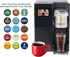 Keurig K-3550 Large Business Single Serve Coffee Maker, Plumbed, Silver/Black
