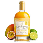 Dirty Pelican Cocktail Mixers - Mango Passionfruit Margarita - Skinny & Organic Drink Mixes for Cocktails - Low Calorie Mocktails - Low Sugar - Vegan - Gluten Free - No Preservatives - 750ml (1 Bottle)