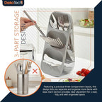 Utensil Rack – Wall-Mounted or Desktop Kitchen Storage Organizer for Chopsticks, Forks, Knives – Multi-Functional Dinnerware Holder & Chopsticks Cage