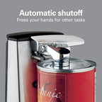 Hamilton Beach Extra-Tall Electric Automatic Can Opener with Easy-Clean Detachable Cutting Lever,Cord Storage,Knife Sharpener,Brushed Stainless Steel (76700),(Pack of 2)