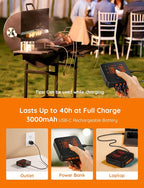 Govee WiFi Meat Thermometer with 4 Probe, Smart Wireless Meat Thermometer with Unlimited Range App Notification Alert, Digital Rechargeable Bluetooth Food Thermometer for Smoker BBQ Grill Oven Kitchen