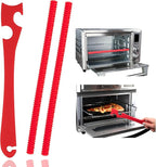 INFRAOVENS Oven Rack Guards and Silicone Push Pull Stick, Heat Resistant Cover and Shelf Puller, Edge Protector and Shield for Toaster and Range, Kitchen Appliances to Prevent Burns and Scars