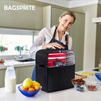 BAGSPRITE Stand Mixer Cover with Appliance Sliders Base Compatible with KitchenAid Mixer-Storage Bag for 6/7/8 Quart with Pockets for Kitchen Aid Accessories and Attachments