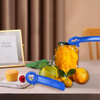 1 Pack Blue Jar-key Jar Opener The Original Easy Use by Anyone (Transparent)