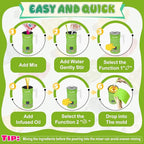 Gummy Maker Machine, Oil Infused Gummy Candy Maker, DIY Edible Gummy, Jelly & Pudding, Gummy Making Kit, ,Include Bear mold, Fruit Mold, Worm Mold & Mixing Stick 5-Years Free Replacement (Green)