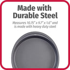 GoodCook 9-Inch Round Nonstick Cake Pan Set (2-Pack) – Heavy-Duty Carbon Steel Bakeware with Easy-Clean Non-Stick Coating – Oven & Dishwasher Safe Baking Pans for Layer Cakes, Cheesecakes, and More