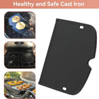 7034 Cast Iron Griddle for Weber Traveler Portable Gas Grill, Grill Cooking Griddle Replacement Parts for Weber 9010001 Traveler Portable Gas Grill
