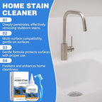 Home Stain Cleaner Gel,Mold Stain Remover,All-Purpose Gel with Brush Deep Cleaning gel for Tile Gaps, Washing Machine Seals, Fridge Rubber, Wall & Shower Stains