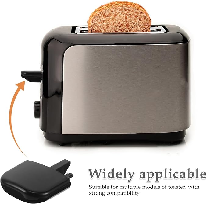 Angoily 2pcs Toaster Lever Knob: Toaster Lever Replacement Oven Switch - Electric Bread Maker Handle Accessories - Bread Machine Spare Parts for Appliance Repair