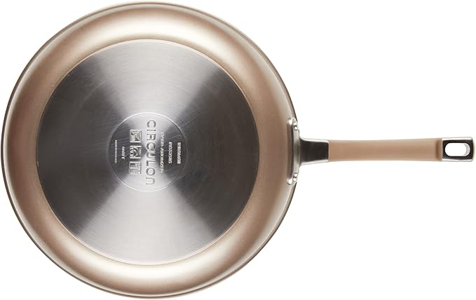 Circulon Premier Professional Hard Anodized Nonstick Cookware Induction Pots and Pans Set Nonstick, Home Essentials, 12-Piece, Bronze