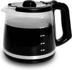 12-Cup Replacement Glass Coffee Carafe Compatible with Mr. Coffee LMX, TP, MMX, and MSX series coffeemakers