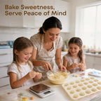 Silicone Muffin Pans for Baking Nonstick 2 Pcs, 24 Cup Mini Cupcake Pan, Food-Grade Silicone Baking Molds for Cupcakes, Freezer, White