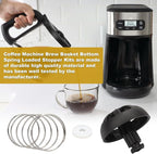 2-Pack Coffee Machine Brew Basket Bottom Spring Loaded Stopper Kits Fits for Mr Coffee Black and Decker Hamilton Coffee Maker Parts, Replace 990117900 990237500 185774-000-000 112435-000-000