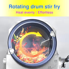 Commercial Automatic Cooker with water spray,Automatic 360° Stir Fry Cooker,Automatic Cooking Machine,Drum Type Stir Frying Machine,Auto Cooking Wok Fried Machine (Propane, Countertop)