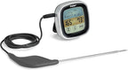 Polder THM-309-95 Accu-Touch In-Oven Thermometer & Timer with Ultra Probe, Touch Screen Control, 8 USDA Safe Temperature Presets, Black