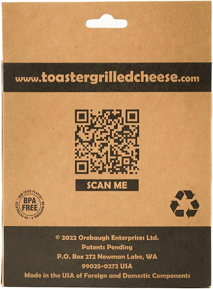 Toaster Grilled Cheese - Made quickly, No messy frying pan ! Enjoy !
