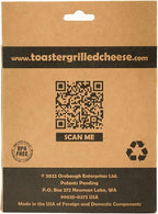 Toaster Grilled Cheese - Made quickly, No messy frying pan ! Enjoy !