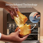 Our Place Wonder Oven | 6-in-1 Air Fryer & Toaster Oven with Steam Infusion | Compact, Countertop Friendly, Fast Preheat, Multifunctional | Air Fry, Toast, Roast, Bake, Reheat & Broil | Spice