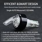 12 Pack Measured Liquor Pour Spout, Liquor Bottle Pourers, Measure Pour Spout for Liquor Bottles, Bottle Pourers for Alcohol, Shot Pourer Cocktail Liquor Dispenser Bar Bartending Tool -2oz/60ml