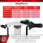 Magefesa - Pressure cooker Magefesa 01OPDINAM08 7,5 L Stainless steel