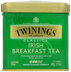 Twinings of London Loose Irish Breakfast Tea, 3.53 Ounce Tin (Pack of 2)