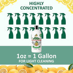 Clean Crusader Cold Pressed Lemon Oil Concentrate - All Purpose Cleaner & Air Freshener - 16oz 1 pack