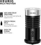 Keurig K-Mini Single-Serve K-Cup Coffee Maker, Black and Keurig Standalone Milk Frother, Black