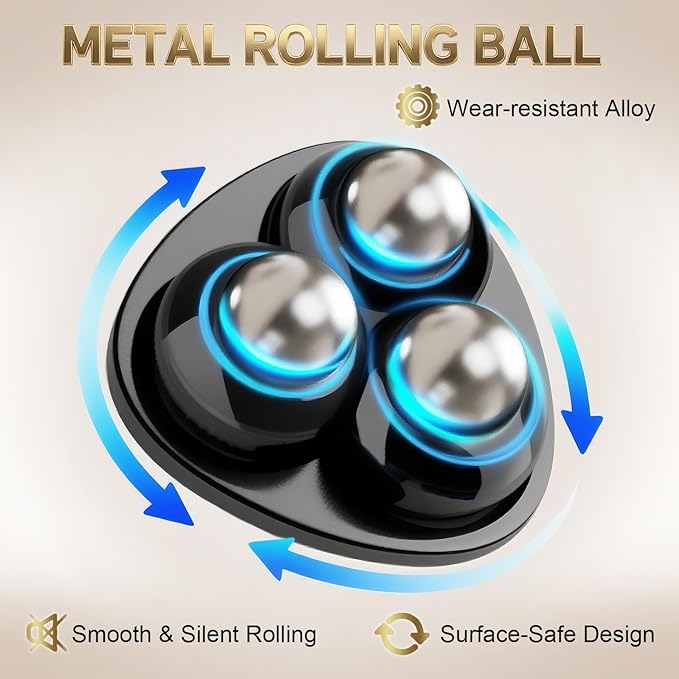 Self Adhesive Caster Wheels for Countertop - Furniture Sliders & Appliance Rollers for Kitchen, Coffee Machine, Blender, Oven - Easily Solves The Problem of Desktop Sliding (Black, 32pcs)