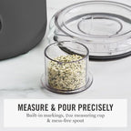 Martha Stewart 50oz Countertop Blender, Smoothie, Margarita & Ice Crushing Blender, BPA-Free Pitcher, 3 Speeds, 5 Presets, Auto-Clean Function, Dishwasher Safe, Stainless Steel Blades, Caviar Gray