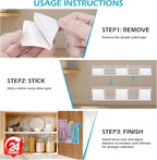 9.5" Large Acrylic Straw Holder for Cabinet Door – Kitchen Cabinets Straws Organizer, Reusable Tumbler, Small Kitchens Accessories Storage Container (Transparent)