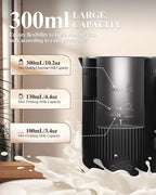 4 in 1 Electric Milk Frother: Automatic Milk Steamer Large Capacity Hot & Cold Coffee Foam Froth Maker, Milk Warmer Foamer for Latte, Cappuccino, Hot Chocolate