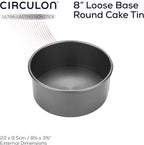 Circulon Loose Base Round Cake Tin, 22 x 22 x 9.5 cm