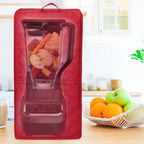 Kitchen Blender Dust Cover,Blender Covers Compatible with Ninja Foodi Blender,Blender Covers For kitchen Appliance Covers,Blender Cover with Accessory Pocket. (Red)