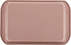 Farberware Baking Nonstick Cake Pan, Rectangle, 9 Inch x 13 Inch, Red Rose Gold