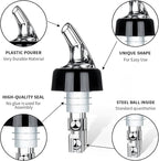 Liquor Bottle Pourers Set of 6 Wine Pourers 1oz Measured Liquor Pourers liquor Dispenser Bartender Pourer for Alcohol Tequila Cocktail Whiskey Home bar