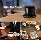Jisile Candle Warmer, Coffee Mug Warmer, Coffee Cup Warmer with Pressure-Induced Auto ON/Off, Beverage Warmer Plate for Milk Tea, Coffee Accessories for Home Office Desk