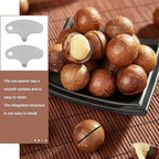 Toyvian Stainless Steel Macadamia Nut Opener and Portable Nut Sheller Tool 25pcs Set for Cracking Walnuts Pecans and Home Kitchen Specialty Gadget