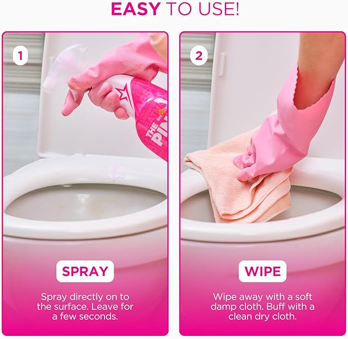 Stardrops - The Pink Stuff - The Miracle Bathroom Foam Cleaner 750ml 3-Pack Bundle (3 Bathroom Foam Spray)