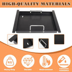 Half Size Griddle for Nexgrill Replacment Parts 4 Burner 720-0830H 720-0549 720-0670C Flat Top Griddle for Nexgrill Parts 5 Burner 720-0888S 720-0888N Carbon Steel Plate for Ninja FlexFlame PG300