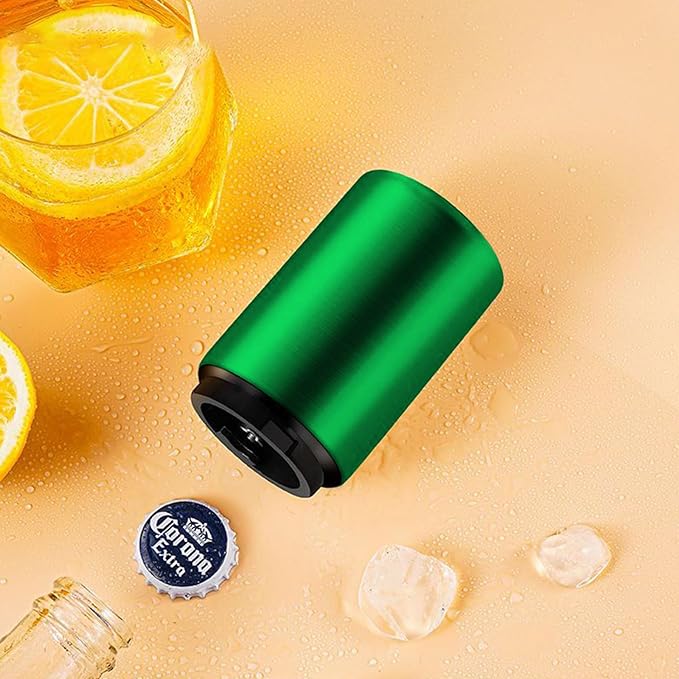 Premium Beer Bottle Opener Stainless Steel Automatic Bottle Opener Push Down No Damage Quick to Open Small Portable Bottle Cap Openers for Home Bars Picnic Camping Hiking