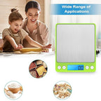 Digital Scale, 3000g, 0.01 Ounces, 0.1 Grams Accuracy Mini Kitchen Food Scale with 2 Trays, Pocket Scale for Jewelry, Coffee, LCD Display, Tare Function, Stainless Steel