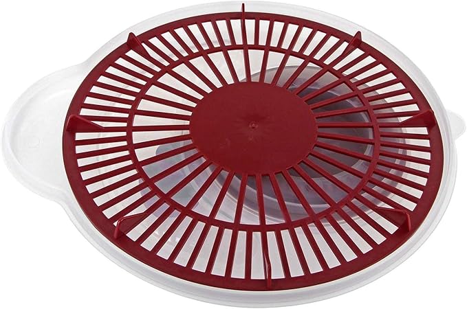 Westmark Germany Vegetable and Salad Spinner with Pouring Spout (Red/Clear)