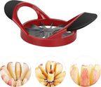 Supercenter Apple Cutter, Apple Corer and Slicer - Stainless Steel Apple Corer - 4.72 Inch Apple Slicer Tool with 12 Super Sharp Blades, lightweight Apple Slicer and Corer with Anti-slip Handle
