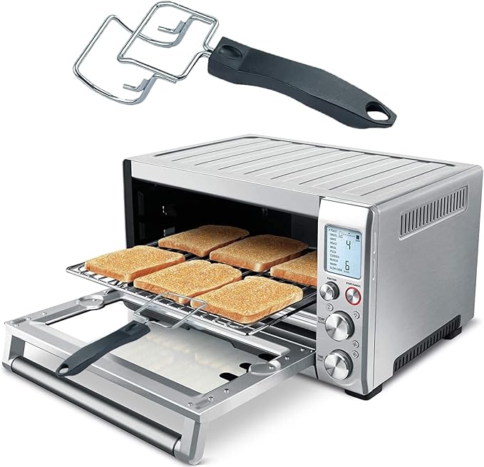 Air Fryer Convection Toaster Oven Tray Extractor, Grills Extractor, Grills Clip, Oven Clip, Oven Food Clip, Oven Tray Handle, Scald Resistant Clip, Common to Trays and Grills, Used to Quickly Remove