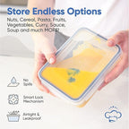 Chef's Path 72 Piece Airtight Food Storage Containers with Lids, 36 Containers and Lids, Stackable Kitchen and Pantry Canisters for Meal Prep and Food Storage - Transparent