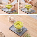 Drizom Citrus Lemon Orange Juicer Manual Hand Squeezer with Built-in Measuring Cup and Grater, 12OZ, Green
