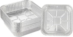 Waytiffer 10pack- 8 x 8 Aluminum foil Pans Disposable Heavy Duty Square baking Cake Pan, Cooking Tins Homemade Breads Oven Pan, Baking cake Roasting Pans